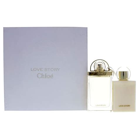 Chloe Love Story 2.5oz EDP Spray, 3.4oz Perfumed Body Lotion 